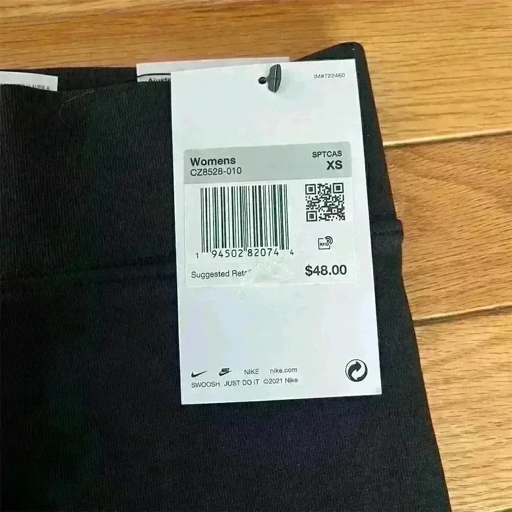 Nike Women's XS Black High Rise Full Length Leggings Activewear - Picture 2 of 4